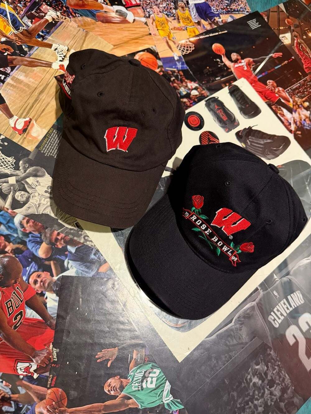 Vintage Wisconsin Badgers 1999 Rose Bowl California Headwear Strapback